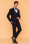 MLS EMBROIDERED TUXEDO SUIT 5 PCS