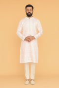 MLS EMBROIDERED KURTA PAJAMA