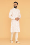 MLS EMBROIDERED KURTA PAJAMA