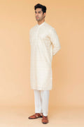 MLS EMBROIDERED KURTA PAJAMA