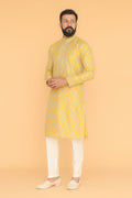 MLS EMBROIDERED KURTA PAJAMA