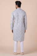 MLS EMBRIODERED KURTA PAJAMA