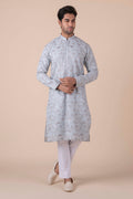 MLS EMBRIODERED KURTA PAJAMA