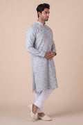 MLS EMBRIODERED KURTA PAJAMA