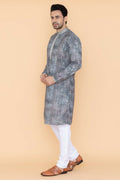 MLS PRINTED KURTA PYJAMA