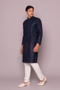 MLS EMBROIDERED KURTA PAJAMA