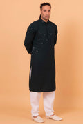 MLS CHIKANKARI KURTA PAJAMA