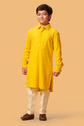 MLS KIDS CHIKANKARI PATHANI SUIT