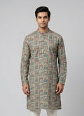 MLS PRINTED KURTA PAJAMA 2PCS