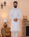 MLS CHIKANKARI KURTA PAJAMA