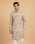 MLS PRINTED KURTA PAJAMA 2PCS