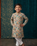 MLS PRINTED KIDS KURTA PAJAMA