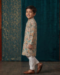 MLS PRINTED KIDS KURTA PAJAMA