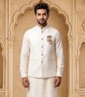 MLS EMBROIDERED JAWAHAR JACKET 1PC