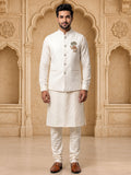 MLS EMBROIDERED JAWAHAR JACKET 1PC