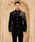 MLS EMBROIDERED JODHPURI SUIT 2PCS