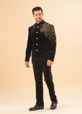 MLS EMBROIDERED JODHPURI SUIT 2PCS