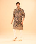 MLS EMBROIDERED KURTA PAJAMA