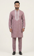 MLS EMBROIDERED KURTA PAJAMA