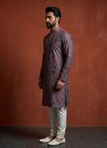 MLS SILK KURTA PAJAMA 2PCS
