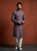 MLS SILK KURTA PAJAMA 2PCS