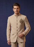 MLS EMBROIDERED JODHPURI SUIT 2PCS
