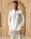 MLS EMBROIDERED KURTA PAJAMA