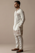 MLS EMBROIDERED KURTA PAJAMA