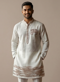 MLS EMBROIDERED KURTA PAJAMA