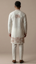 MLS EMBROIDERED KURTA PAJAMA