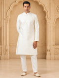 MLS EMBROIDERED KURTA PAJAMA