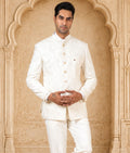 MLS EMBROIDERED JODHPURI SUIT 2PCS