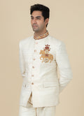 MLS EMBROIDERED JODHPURI SUIT 2PCS