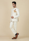 MLS EMBROIDERED JODHPURI SUIT 2PCS