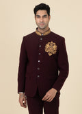 MLS EMBROIDERED JODHPURI SUIT 2PCS
