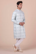 MLS CHIKANKARI KURTA PAJAMA
