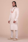 MLS EMBROIDERED SHERWANI 2 PCS