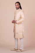 MLS EMBROIDERED SHERWANI 2PCS
