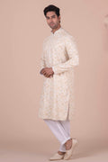 MLS CHIKANKARI KURTA PAJAMA