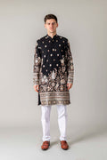 MLS EMBROIDERED KURTA PAJAMA