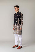 MLS EMBROIDERED KURTA PAJAMA
