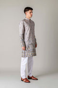 MLS EMBROIDERED KURTA PAJAMA
