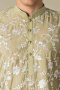MLS EMBROIDERED KURTA PAJAMA