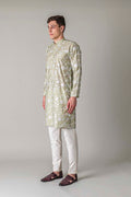MLS EMBROIDERED KURTA PAJAMA
