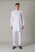 MLS EMBROIDERED KURTA PAJAMA
