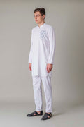 MLS EMBROIDERED KURTA PAJAMA