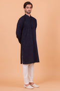 MLS CHIKANKARI KURTA PAJAMA