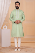 MLS EMBROIDERED KURTA PAJAMA