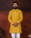 MLS EMBROIDERED KURTA PAJAMA