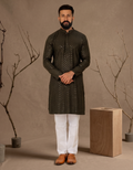 MLS CHIKANKARI KURTA PAJAMA